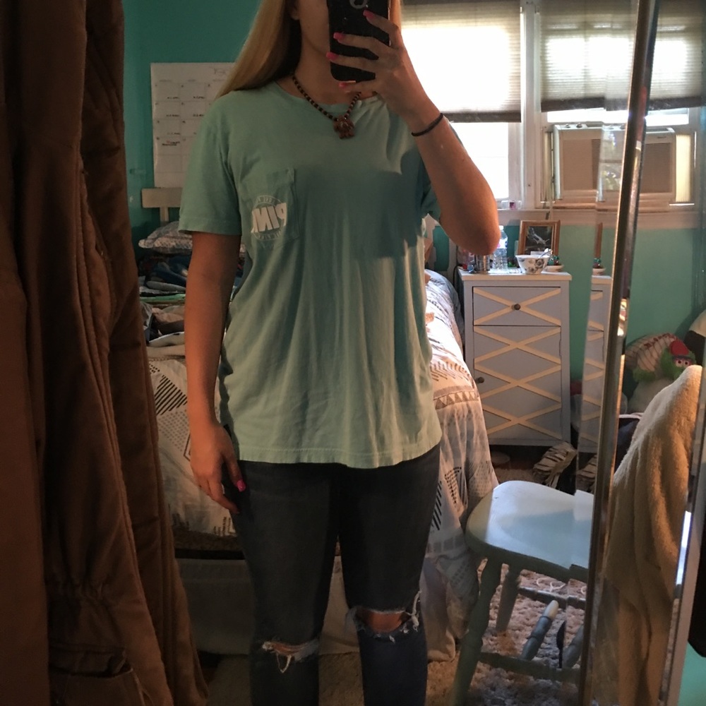 Teal top